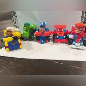 Maisto Marvel Diecast Cars Set Of 5Spider-Man  Hulk 2003 Lot